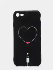 Черный чехол для iPhone "Black Love PKt" 5/5s/se, 7/8, XR, X/XS Max, 11, 12 Pro, pkt