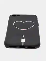 Черный чехол для iPhone "Black Love PKt" 5/5s/se, 7/8, XR, X/XS Max, 11, 12 Pro, pkt