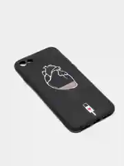 Желтый чехол для iPhone "Black Love PKt" 5/5s/se, 7/8, XR, X/XS Max, 11, 12 Pro, pkt