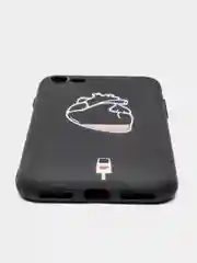 Желтый чехол для iPhone "Black Love PKt" 5/5s/se, 7/8, XR, X/XS Max, 11, 12 Pro, pkt