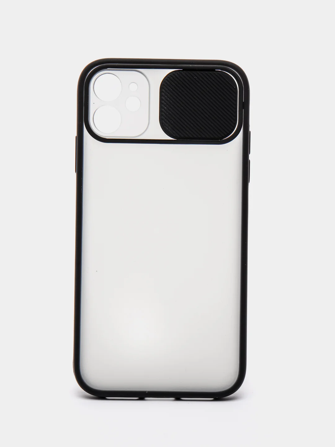 Черный чехол "Nude" для iPhone, на айфон 11 12 13 XS XR Pro max mini