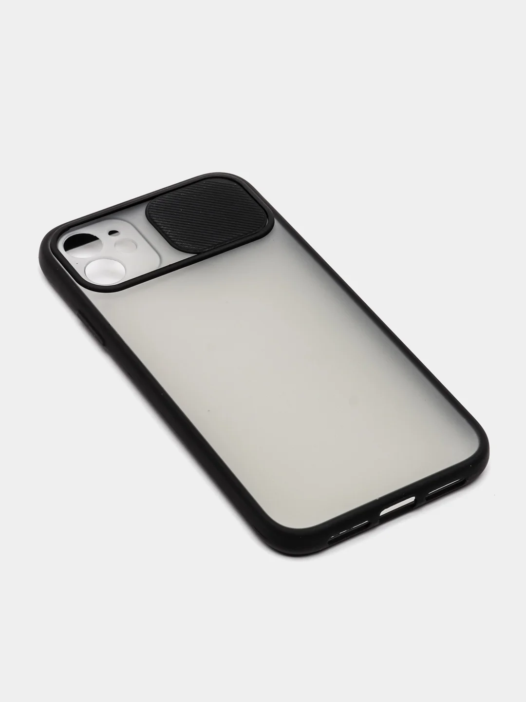 Черный чехол "Nude" для iPhone, на айфон 11 12 13 XS XR Pro max mini