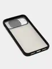 Черный чехол "Nude" для iPhone, на айфон 11 12 13 XS XR Pro max mini