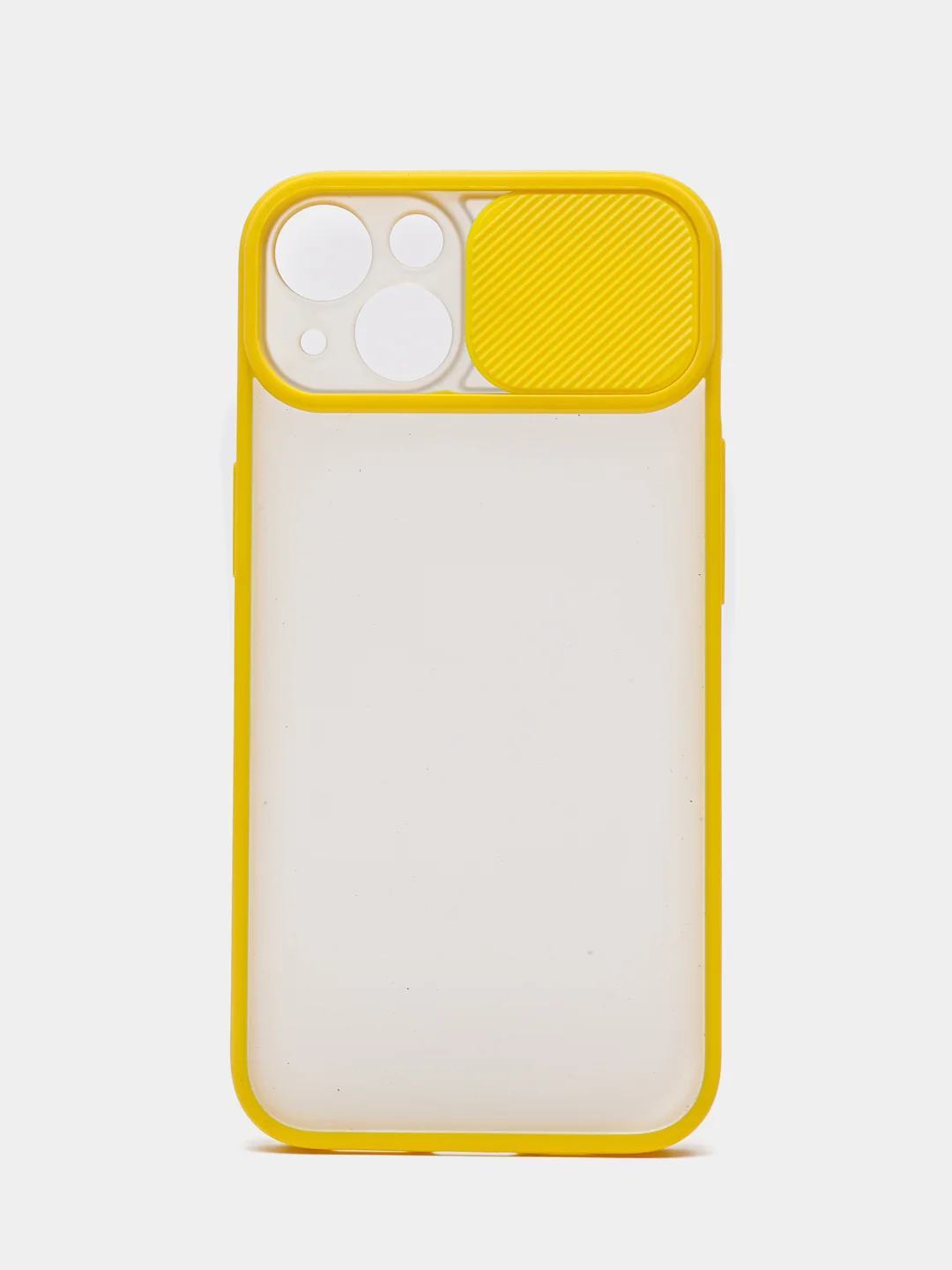 Желтый чехол "Nude" для iPhone, на айфон 11 12 13 XS XR Pro max mini