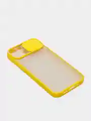 Желтый чехол "Nude" для iPhone, на айфон 11 12 13 XS XR Pro max mini