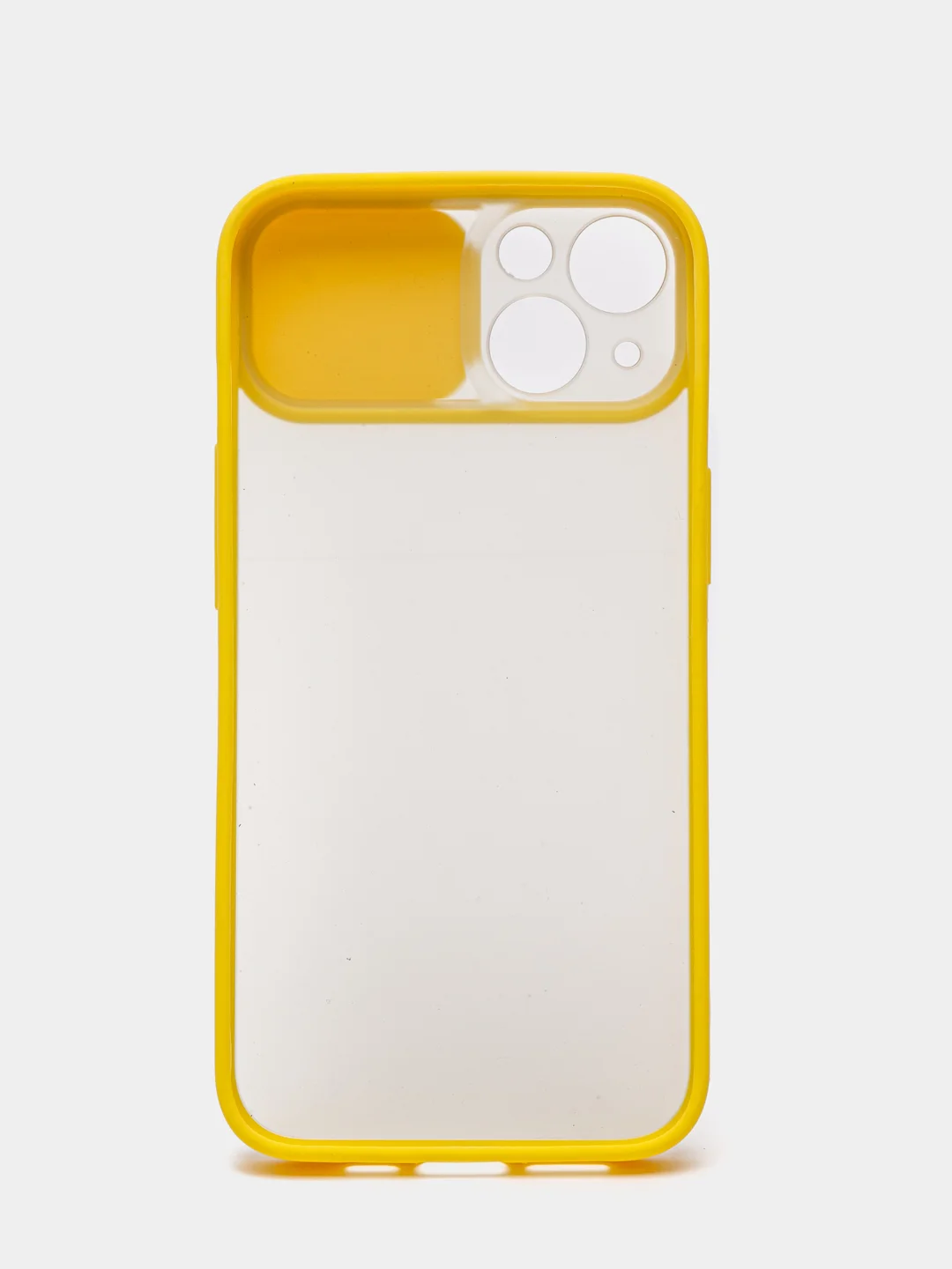 Желтый чехол "Nude" для iPhone, на айфон 11 12 13 XS XR Pro max mini