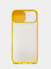 Желтый чехол "Nude" для iPhone, на айфон 11 12 13 XS XR Pro max mini