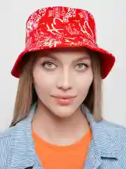Красный панама унисекс