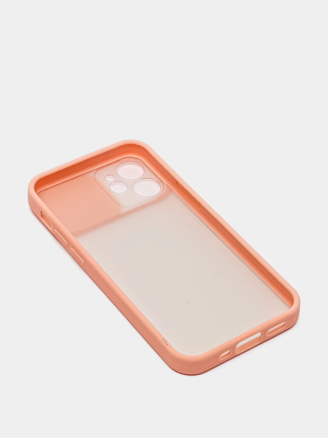 Коралловый чехол "Nude" для iPhone, на айфон 11 12 13 XS XR Pro max mini