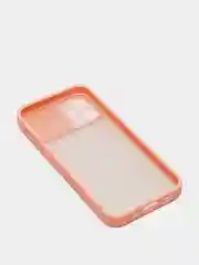 Коралловый чехол "Nude" для iPhone, на айфон 11 12 13 XS XR Pro max mini