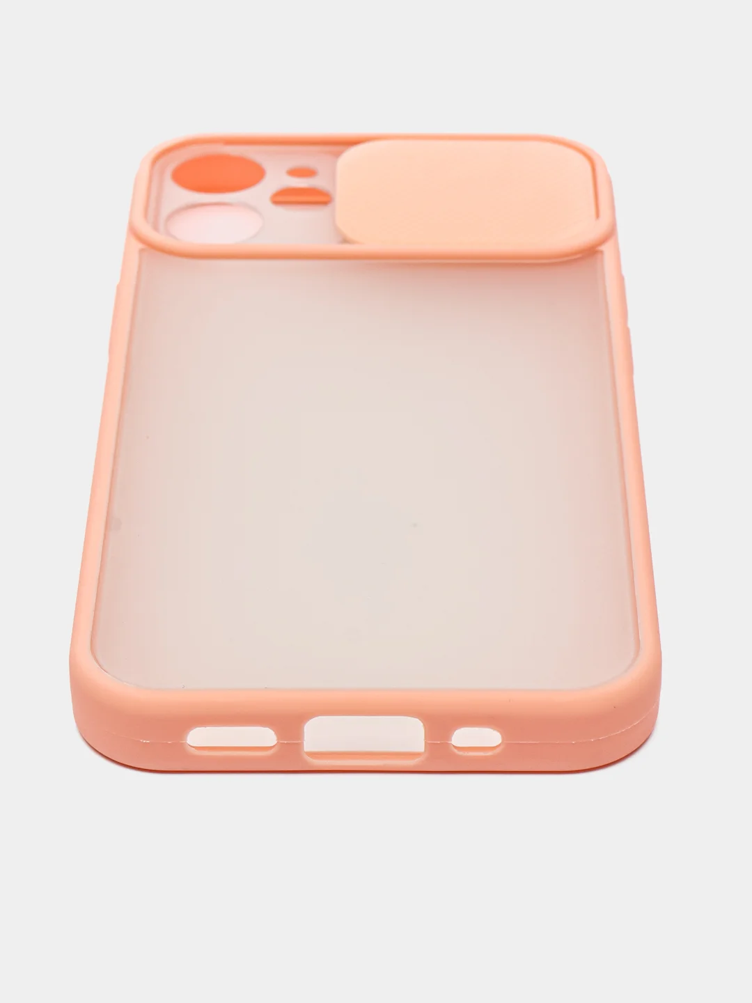 Коралловый чехол "Nude" для iPhone, на айфон 11 12 13 XS XR Pro max mini