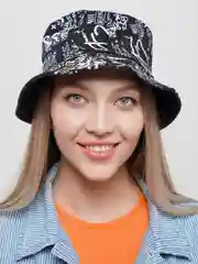 Черный панама унисекс