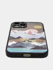 Хром чехол "While" для iPhone, на айфон 7/8 Plus 11 12/12 Pro 13 XR