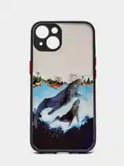 Угольный чехол "While" для iPhone, на айфон 7/8 Plus 11 12/12 Pro 13 XR