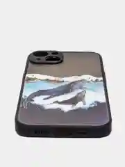 Угольный чехол "While" для iPhone, на айфон 7/8 Plus 11 12/12 Pro 13 XR