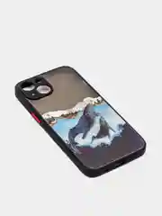 Угольный чехол "While" для iPhone, на айфон 7/8 Plus 11 12/12 Pro 13 XR