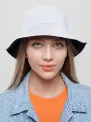 Белый панама двусторонняя, унисекс