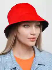 Красный панама двусторонняя, унисекс