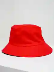 Красный панама двусторонняя, унисекс