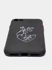 Серый чехол для iPhone "Black Love PKt" 5/5s/se, 7/8, XR, X/XS Max, 11, 12 Pro, pkt