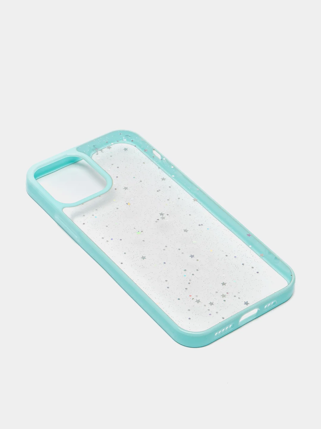 Бирюзовый чехол "Сияние" для iPhone, на айфон 7/8 Plus 11 12 13 Pro max mini XS XR