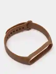 Коричневый силиконовый ремешок Xiaomi Mi Band 5, 6 / Ремешок для фитнес браслета Xiaomi Mi Band 5,6