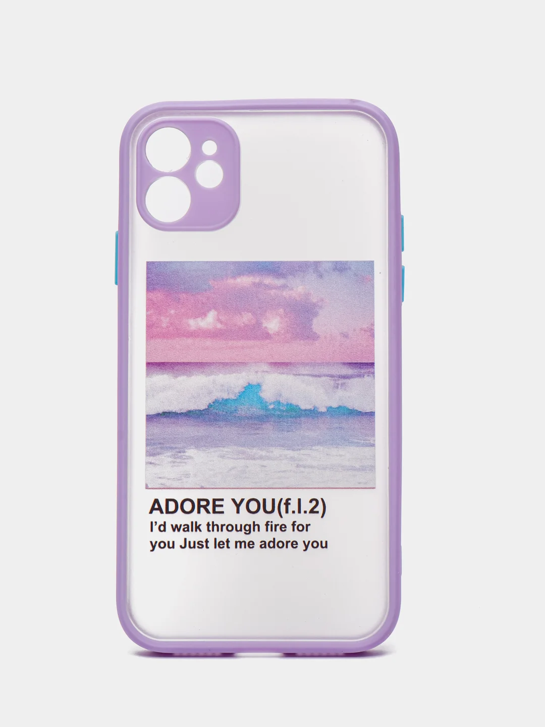 Фиолетовый чехол "Vibes" для iPhone 7/8 Plus, 11, 12/12 Pro, XR