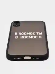 Черный чехол с надписями "Black" для iPhone, на айфон 7/8 Plus 11 12 Pro XR XS