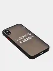 Черный чехол с надписями "Black" для iPhone, на айфон 7/8 Plus 11 12 Pro XR XS