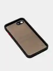 Угольный чехол с надписями "Black" для iPhone, на айфон 7/8 Plus 11 12 Pro XR XS