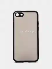 Хром чехол с надписями "Black" для iPhone, на айфон 7/8 Plus 11 12 Pro XR XS