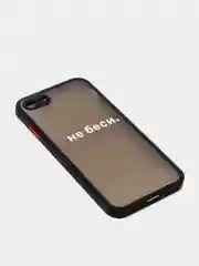 Хром чехол с надписями "Black" для iPhone, на айфон 7/8 Plus 11 12 Pro XR XS