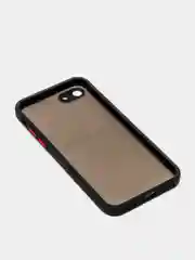 Хром чехол с надписями "Black" для iPhone, на айфон 7/8 Plus 11 12 Pro XR XS