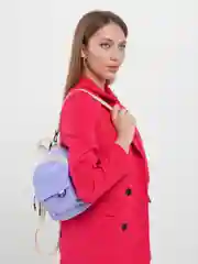 Коричневый рюкзак женский, вельветовый