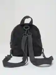 Черный рюкзак женский, вельветовый