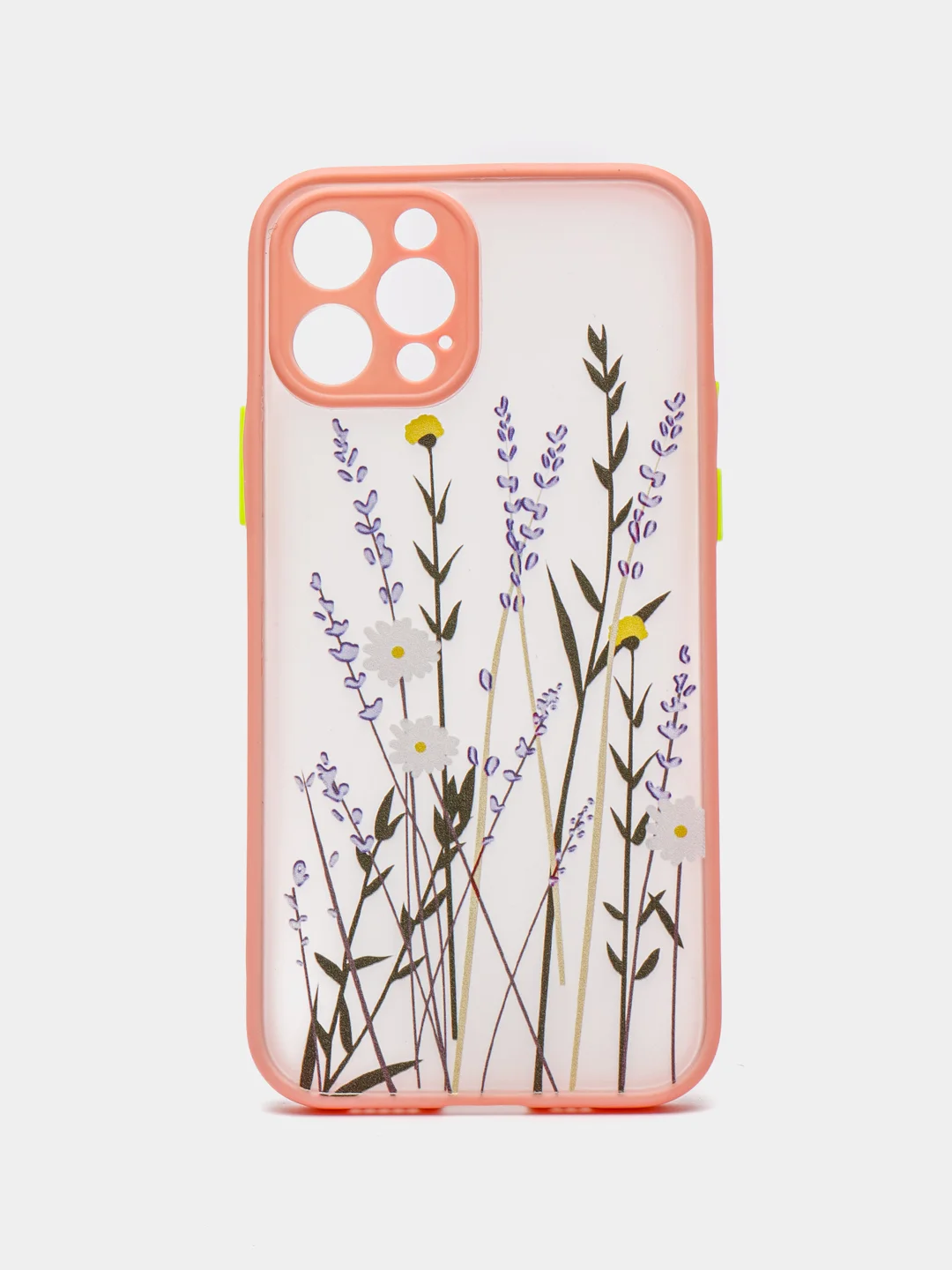 Фуксия чехол "Flowers" для iPhone, на айфон 7/8 11 12 Plus XS XR X Pro