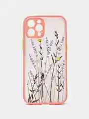 Фуксия чехол "Flowers" для iPhone, на айфон 7/8 11 12 Plus XS XR X Pro