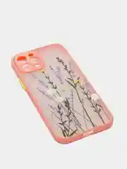 Фуксия чехол "Flowers" для iPhone, на айфон 7/8 11 12 Plus XS XR X Pro