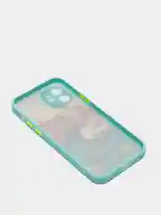 Бирюзовый чехол "Волна" для iPhone, на айфон 7/8 Plus 11 12/12 Pro 13 XR