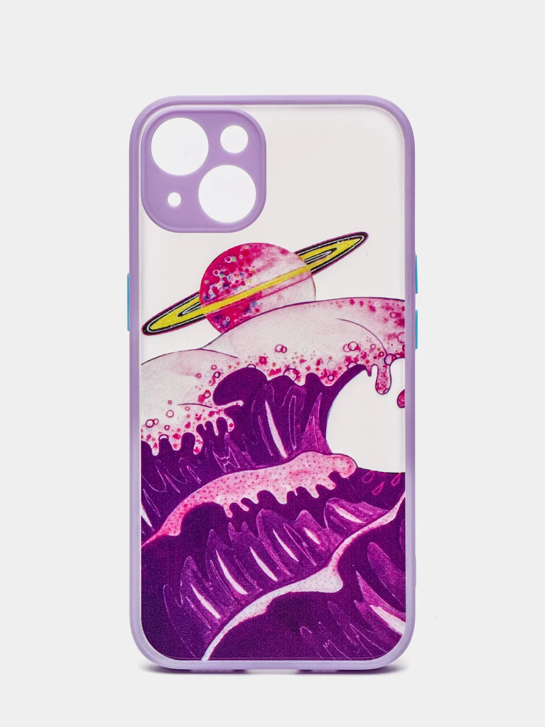 Аметистовый чехол "Волна" для iPhone, на айфон 7/8 Plus 11 12/12 Pro 13 XR