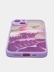 Аметистовый чехол "Волна" для iPhone, на айфон 7/8 Plus 11 12/12 Pro 13 XR