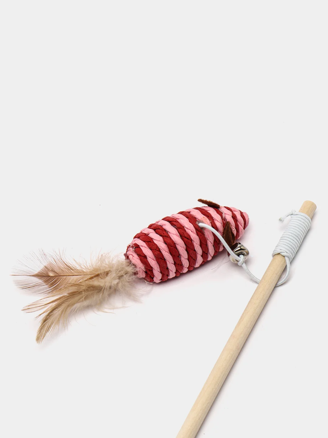 Серебряный игрушка дразнилка для кошек