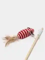 Серебряный игрушка дразнилка для кошек