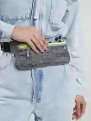 Угольный поясная сумка