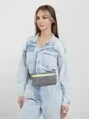 Угольный поясная сумка