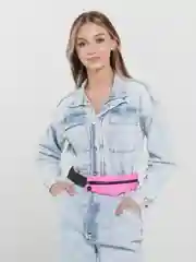 Розовый сумка на пояс для мелочи
