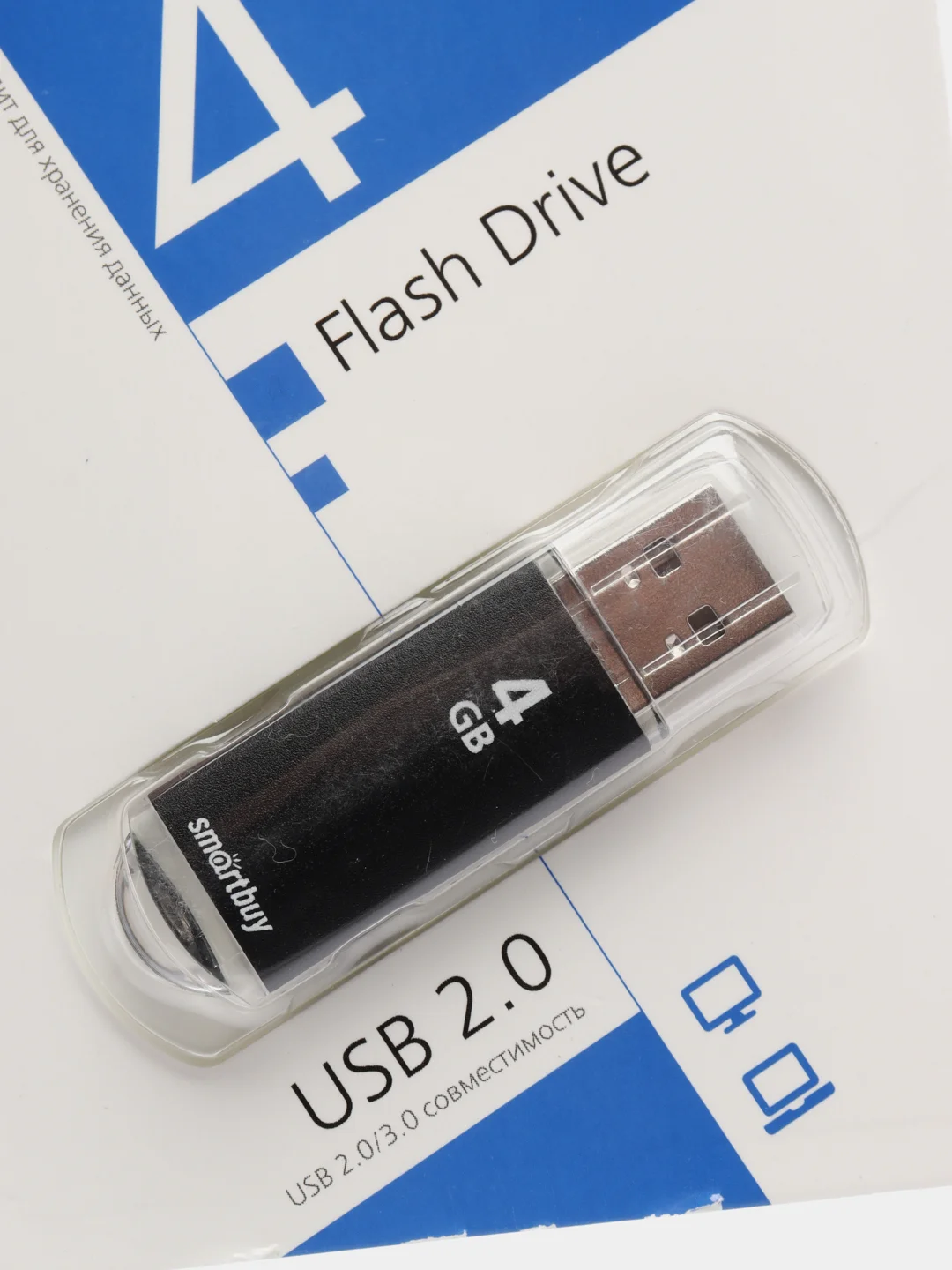 Флеш накопитель USB SmartBuy V-Cut 2.0, 5 размеров, карта памяти