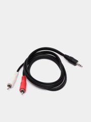 Кабель соединительный 3.5 мм Jack (M) - 2 x RCA (M), VS (R010), 1 м