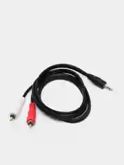 Кабель соединительный 3.5 мм Jack (M) - 2 x RCA (M), VS (R010), 1 м