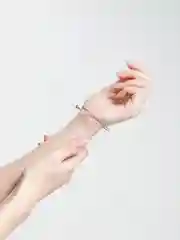 Серебряный браслеты, 5 штук